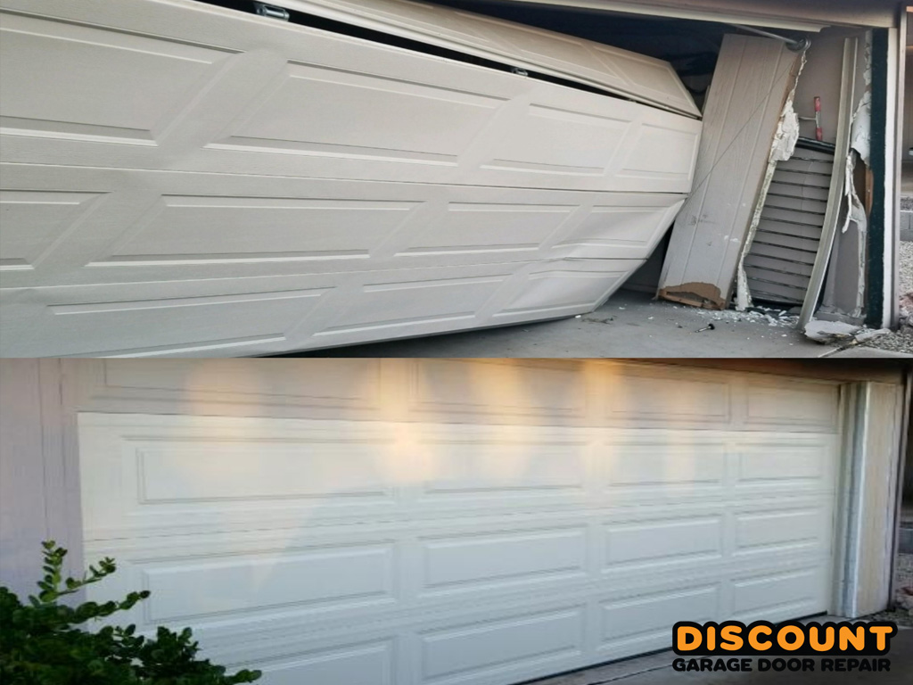 Garage Door Repair Before and After